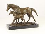 sculptuur, Beautiful & Substantial Art Deco Bronze Sculpture, Antiek en Kunst