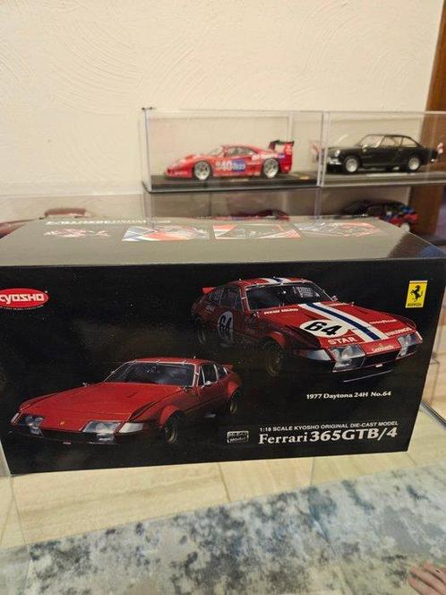 Kyosho 1:18 - Modelauto - Ferrai 365 Gtb4 Hi end model, Hobby en Vrije tijd, Modelauto's | 1:5 tot 1:12