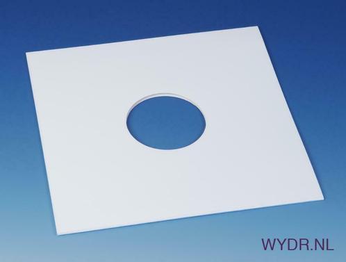 25 Platenhoezen Karton - LP Hoezen wit, met gaten, Cd's en Dvd's, Vinyl | Pop, Nieuw in verpakking, Verzenden