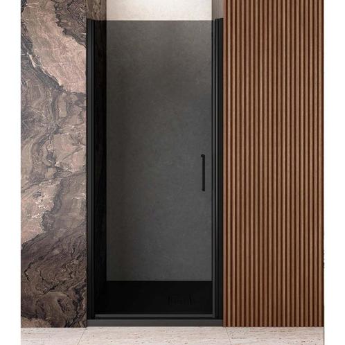 Nisdeur Lacus Giglio Evo 1 Klapdeur Rookglas Zwart (Alle, Doe-het-zelf en Bouw, Sanitair, Douche, Nieuw, Ophalen of Verzenden