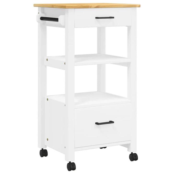 Massief Grenenhout Trolley | Tweede Kansje | OP = OP, Huis en Inrichting, Keuken | Potten en Pannen, Nieuw, Verzenden