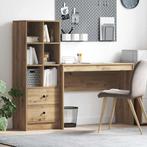 vidaXL Bureau met lade 2 pcs Artisan Eiken, Huis en Inrichting, Verzenden, Nieuw