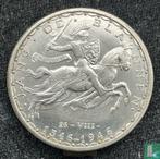 Luxemburg 100 francs 1946 (type 2) 600th Anniversary Dea..., Verzenden, Losse munt, Goud