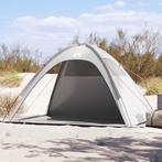 vidaXL Tente de plage gris imperméable, Caravanes & Camping, Neuf