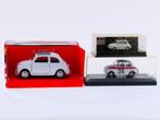 Schaal 1:36 + 1:43 + 1:64 Fiat 500 3x #2424 (Autos), Hobby & Loisirs créatifs, Ophalen of Verzenden