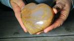 Pierre de Lune Cœur - Luminescense Argent - Or couleurs -, Verzamelen, Mineralen en Fossielen