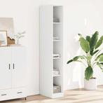 vidaXL Kledingkast 30x50x200 cm bewerkt hout wit, Huis en Inrichting, Kasten | Kleerkasten, Verzenden, Nieuw