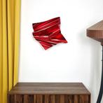 José Soler Art - Steel Silk. Red (Wall Sculpture)