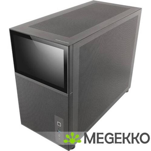 Mars Gaming MC-LCD 8  IPS Mini Tower Tempered Glass Zwart, Computers en Software, Computerbehuizingen, Nieuw, Verzenden