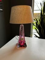René Delvenne - Lampe - Cristal - Val Saint Lambert, Antiquités & Art