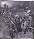 Spotprent Oorlog in het Midden-Oosten tijdens Eerste Were..., Antiek en Kunst, Kunst | Litho's en Zeefdrukken, Verzenden