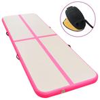 vidaXL Gymnastiekmat met pomp opblaasbaar 500x100x10 cm PVC, Sport en Fitness, Verzenden, Nieuw