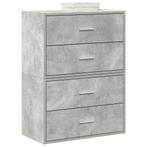 vidaXL Kasten met 2 lades 2 st 60x31x40 cm bewerkt hout, Verzenden, Nieuw