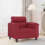 vidaXL Fauteuil 60 cm kunstleer wijnrood, Huis en Inrichting, Zetels | Zetels, Verzenden, Nieuw