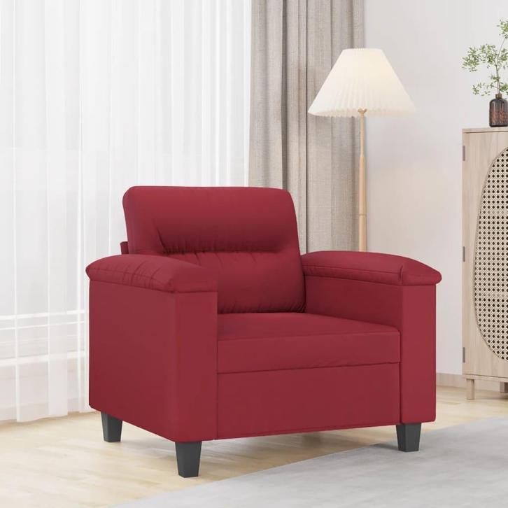 vidaXL Fauteuil 60 cm kunstleer wijnrood, Huis en Inrichting, Zetels | Zetels, Nieuw, Verzenden