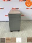 Ladeblok - 57x32x76cm - Zilvergrijs - 3 lades - zilvergrijs
