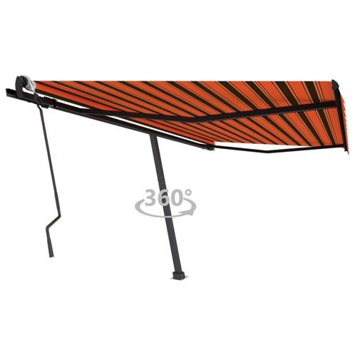 vidaXL Luifel vrijstaand handmatig uittrekbaar 400x300 cm, Tuin en Terras, Zonneschermen, Nieuw, Verzenden