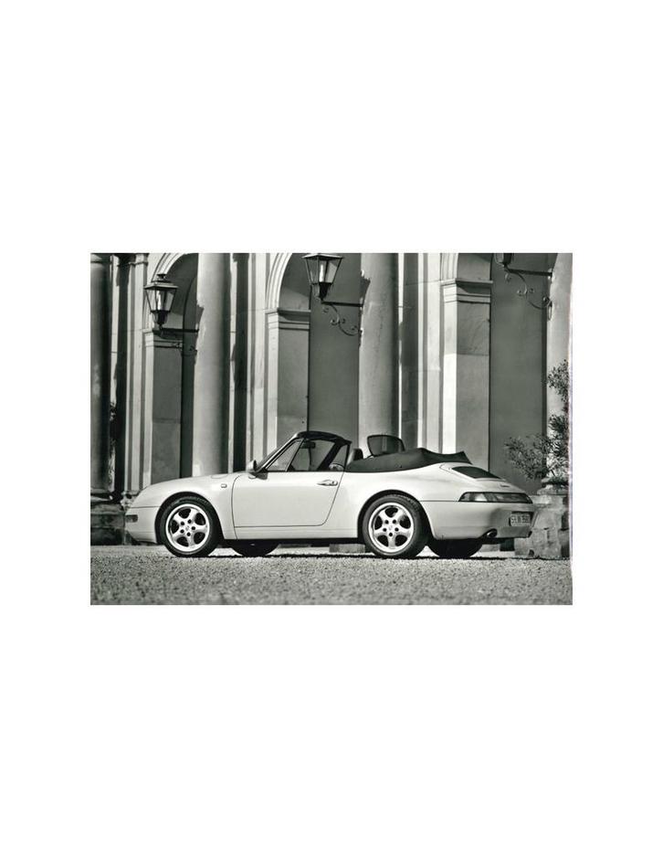 1995 PORSCHE 911 CARRERA CABRIO PERSFOTO, Boeken, Auto's | Folders en Tijdschriften, Ophalen of Verzenden