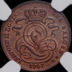 België. Leopold II. 1 Centiem 1907 VL