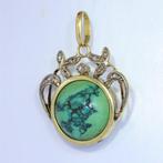 Pendentif - 18 carats Or blanc, Or jaune - Diamant -, Bijoux, Sacs & Beauté