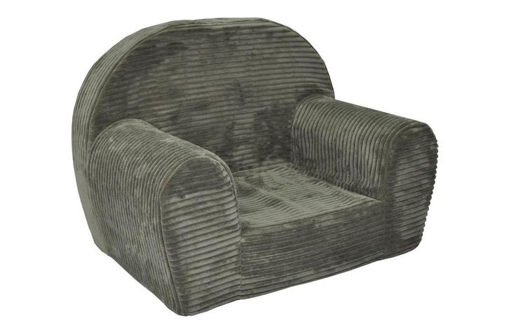 Kinderfauteuil LINCOLN | Olijfgroen Corduroy | Nieuw | Sc..., Huis en Inrichting, Stoelen, Overige kleuren, Eén, Nieuw, Overige materialen
