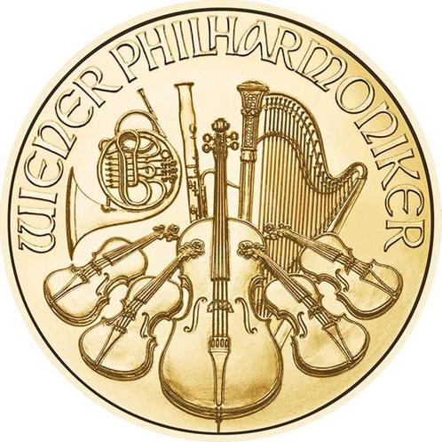 1/10 Ounce - Or .999 - 2025 - Vienna Philharmonic fine gold, Postzegels en Munten, Edelmetalen en Baren