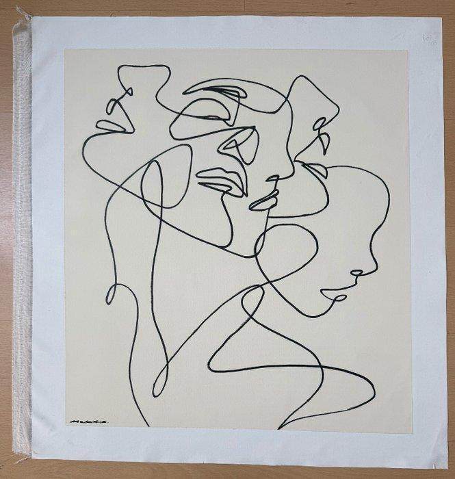 MrKas - “The language of what we feel, not say”, Antiek en Kunst, Kunst | Schilderijen | Modern