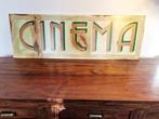 CINEMA SIGN - Panneau - Fer, Antiek en Kunst