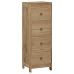 Teakhouten Ladekast | Tweede Kansje | Stijlvol Opbergen, Minder dan 50 cm, Verzenden, Teakhout, Nieuw