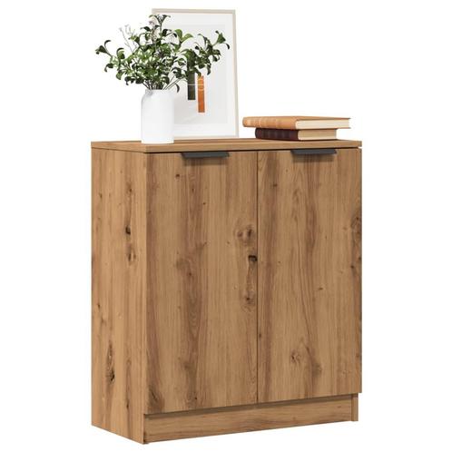 vidaXL Dressoir 60x30x70 cm bewerkt hout artisanaal, Huis en Inrichting, Kasten | Dressoirs, Nieuw, Verzenden