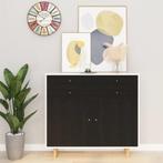 vidaXL Meubelfolie zelfklevend 500x90 cm PVC donkerhoutkleur
