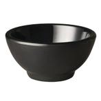 Ronde melamine kom zwart | 30cl | 6,5(h) x 13(Ø)cm APS  APS, Verzenden, Nieuw in verpakking