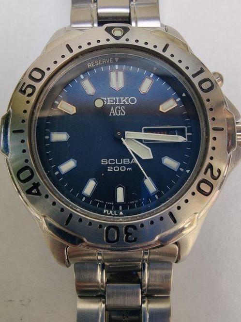 Seiko - AGS Scuba Diver - Zonder Minimumprijs - 5M43-0C30 -, Handtassen en Accessoires, Horloges | Antiek