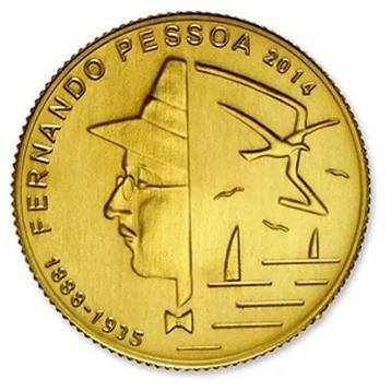 Portugal. 1/4 Euro C 2014 Fernando Pessoa