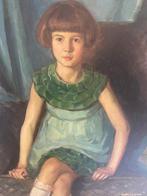 Albert Alleman (1892-1933) - A Young Girl, Antiek en Kunst, Kunst | Schilderijen | Klassiek