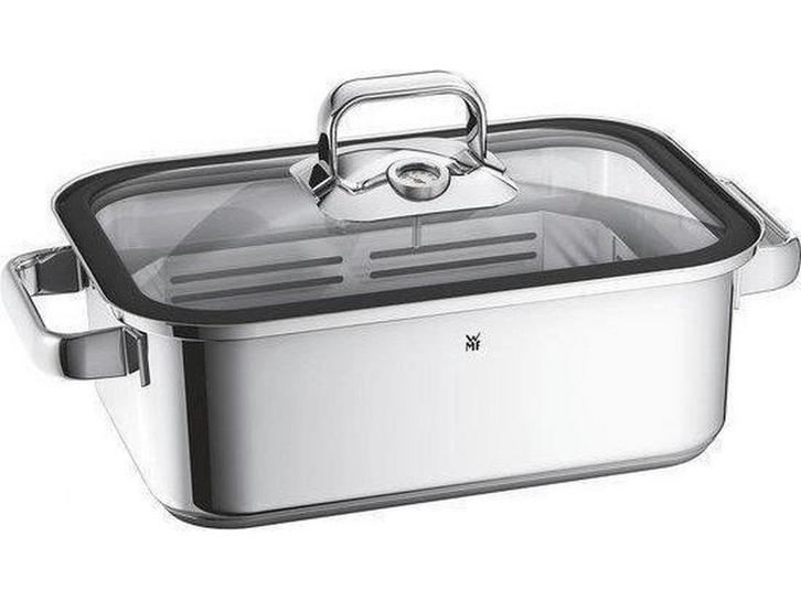WMF Vitalis - Stoompan 3,5 l - Hittebestendig glas deksel, Huis en Inrichting, Woonaccessoires | Overige, Zo goed als nieuw, Verzenden