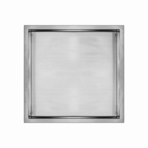 Inbouwnis Qisani Flow Enkel Geborsteld RVS, Doe-het-zelf en Bouw, Sanitair, Bad, Nieuw, Chroom, Ophalen of Verzenden
