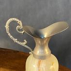 Vaas (2) - Zinklegering, Onyx, Pakistana gemaakt in Italië