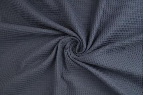 10 meter wafelstof - Donkergrijs - 150cm breed, Hobby en Vrije tijd, Stoffen en Lappen, 120 cm of meer, 200 cm of meer, Grijs