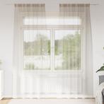 vidaXL Gordijnen met gordijnen 2 pcs Zand 140 x 260 cm, Huis en Inrichting, Verzenden, Nieuw