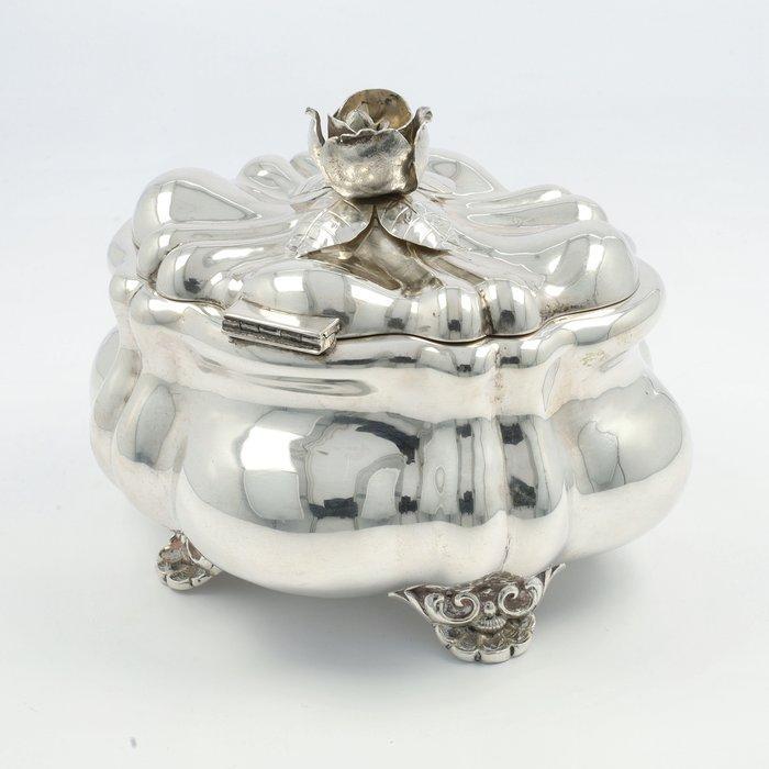 Karl Augusti - Hongarije ca. 1945 - Doos - .800 zilver, Antiquités & Art, Antiquités | Argent & Or