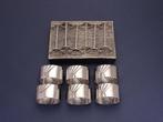 GERO - Georg Nilsson - Porte-serviettes (6)  - Argent - et 6