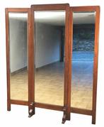 Wandspiegel  - Hout, Drieluik Spiegel met externe beweegbare