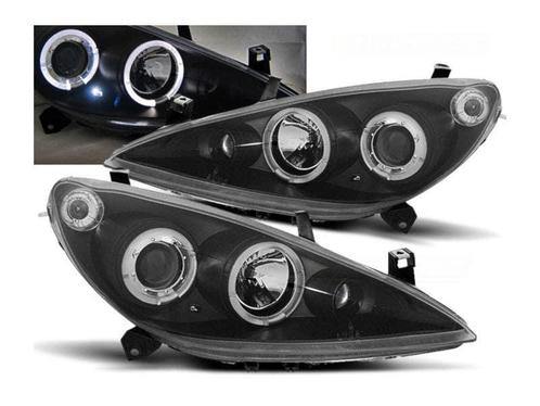 Angel Eyes koplampen Black geschikt voor Peugeot 307, Auto-onderdelen, Verlichting, Nieuw, Peugeot, Verzenden