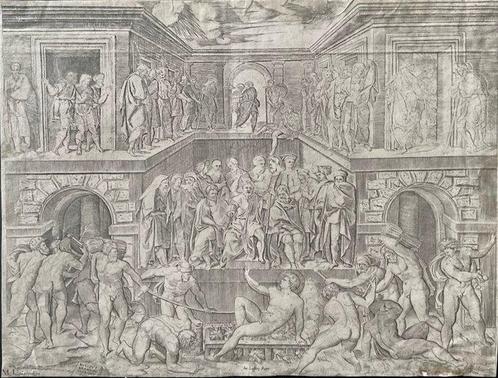 Michele Grechi, Il Lucchese (1529-1604) - Il martirio di S, Antiek en Kunst, Antiek | Overige Antiek