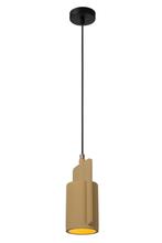 Hanglamp Lucide NINJA -  - Ø 11,5 cm - 1xE27 - Geel, Verzenden, Nieuw