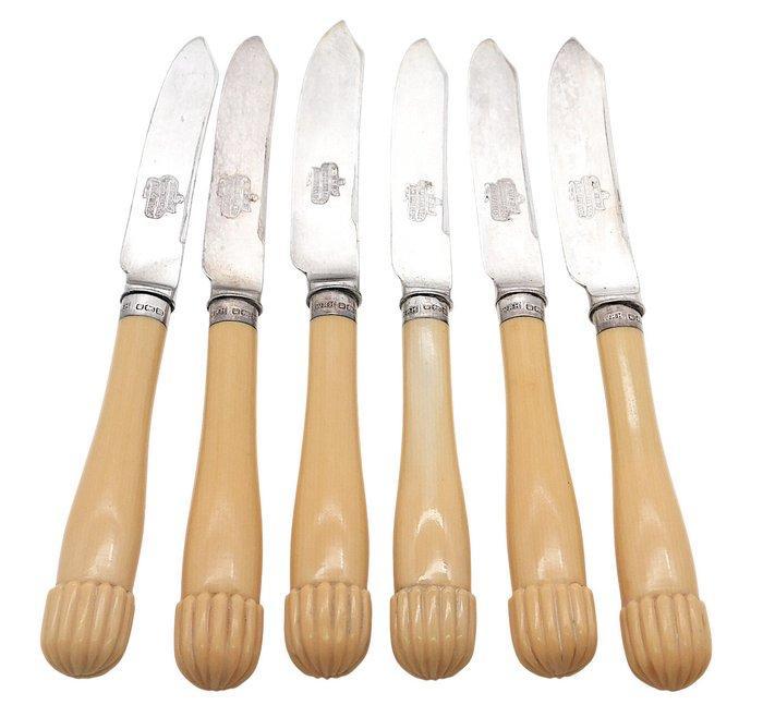 Taartmes (6) - .925 zilver, Antiek en Kunst, Antiek | Meubels | Tafels