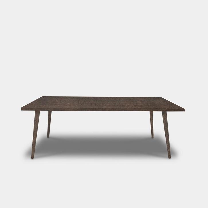 Tafel Boomstam Eikenhout  Konisch  180x90, Huis en Inrichting, Tafels | Eettafels