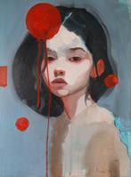 Manu De Mey - Girl with Red Circles
