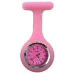 Fako - Verpleegstershorloge - Siliconen Deluxe - Lichtroze, Bijoux, Sacs & Beauté, Verzenden